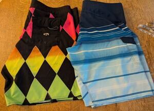 Billabong Board Shorts Men Size 40 Lot Of 2 Recycler Sundays Airlite Swim Trunk